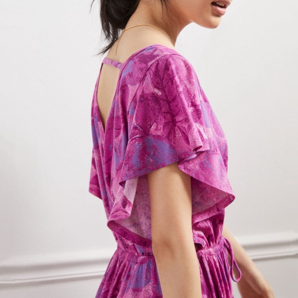 Anthropologie Tiered Ruffle Mini Dress - Picture 3 of 3